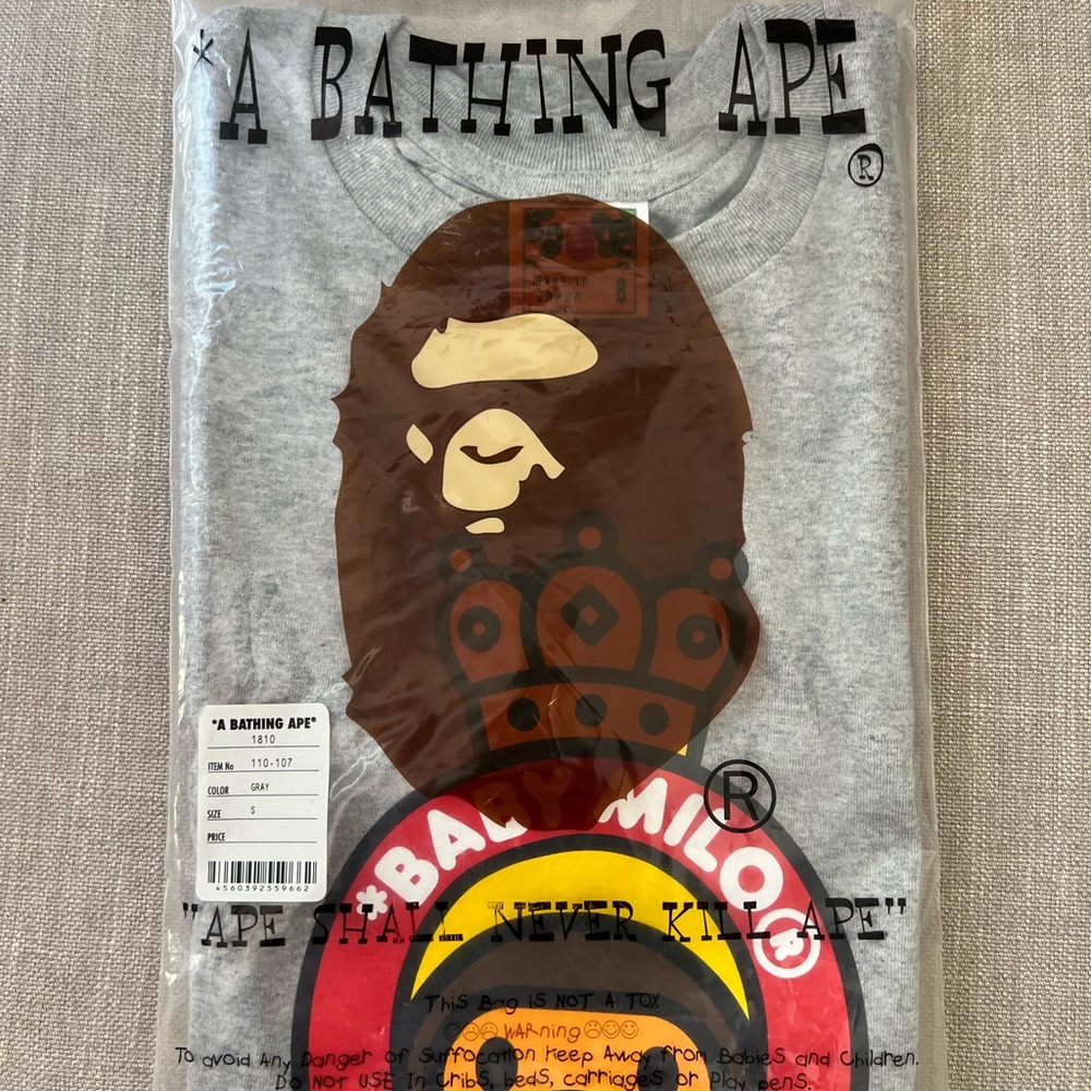 BAPE “A Bathing Ape” Baby Milo Tshirt Japan Small NWT